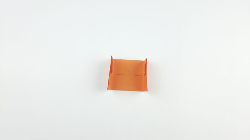 Step 6: Unfold half from previous two fold