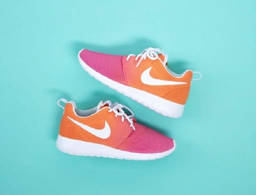 DIY Ombre Nike Trainers