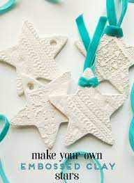 Embossed Clay Star Craft For Kids