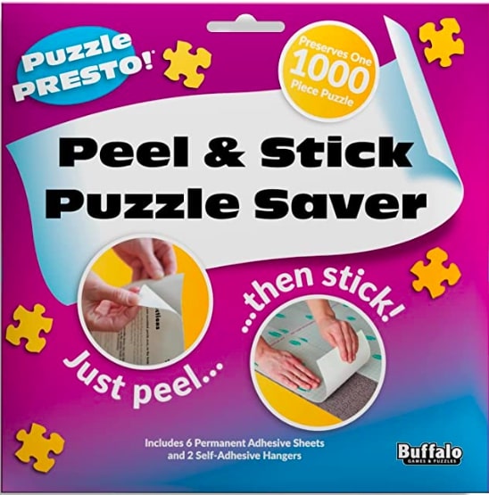 Jigsaw Puzzle Glue Clear with Sponge Head, Quick Drying, Bright and  Water-Soluble Puzzle Glue, fits for 1000 Pieces Jigsaw Puzzles, Puzzle Glue  for Frame, Puzzle Accessories, 120ML : Toys & Games 