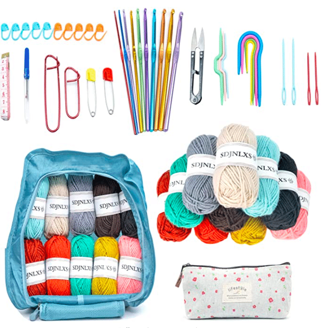 SDJNLXS Beginner Crochet Kit