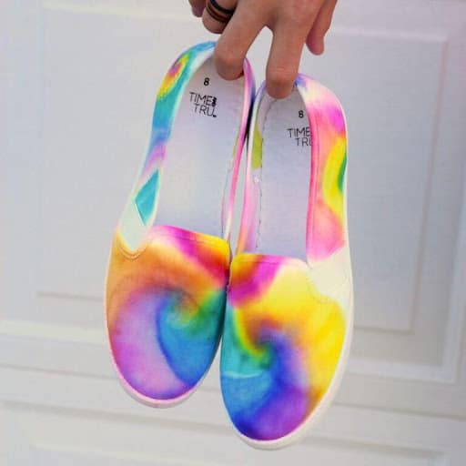 Tie Dye Shoes