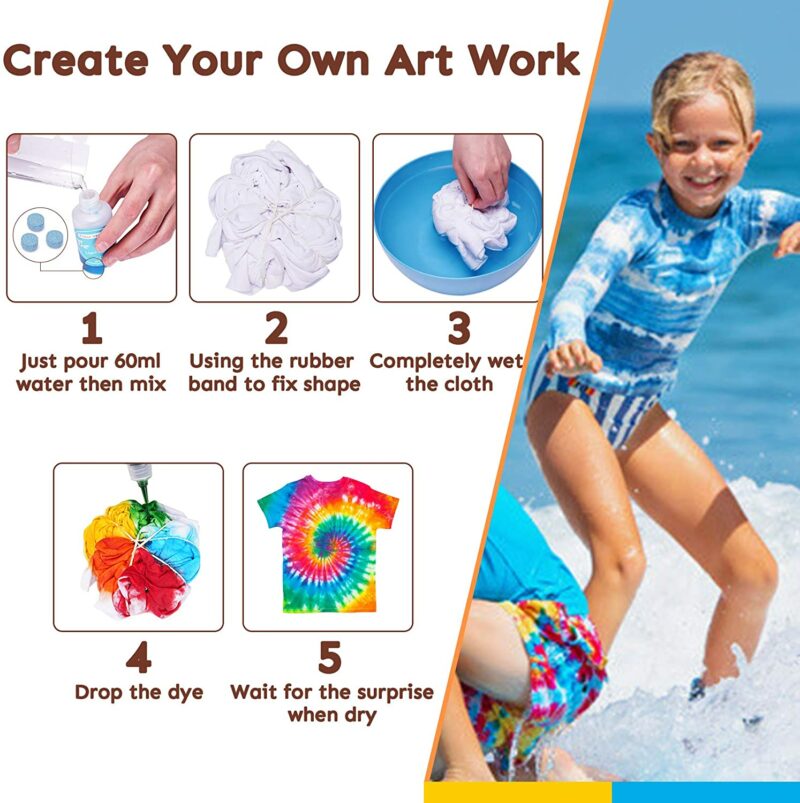 Grafix Tie Dye Creations-trarre le tue Pazzo Designs giocattolo creativi 8+yrs 