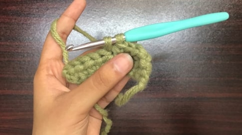 Single Crochet Three Together 1