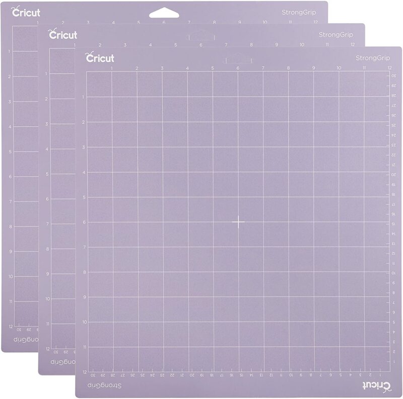 Cricut Stronggrip Cutting Mat 3 Pack, 12x12, Purple, 3 Count