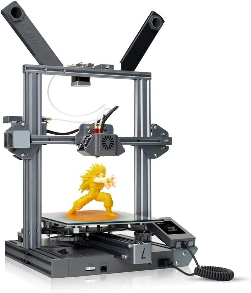 LOTMAXX Shark V2 3D Printer Auto Leveling, 2-in-1 impresora 3D Printing:Laser Engraving FDM Dual Extruder 3D Printer for DIY Home School Printing