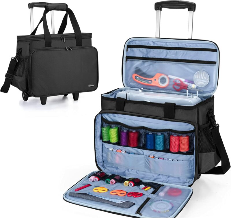 portable tote bag for sewing machine and additional sewing accessories Sewing machine bag 