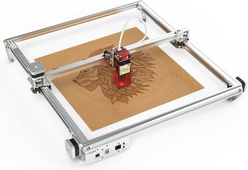 Aufero Laser Engraver, Laser Engraving Cutting Machine for Wood and Metal, 32-bit Motherboard LaserGRBL, LightBurn, Eye Protection Compressed Spot