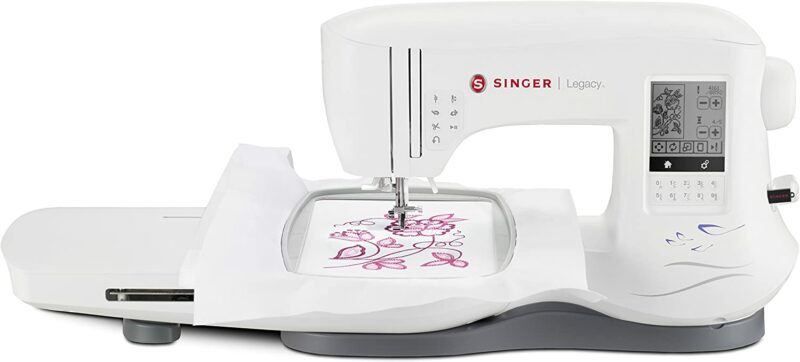 SINGER | Legacy SE300 Embroidery Machine with 200 Built-In Embroideries, LCD Touch Screen, & 250 Built-In Stitches - Sewing Made Easy