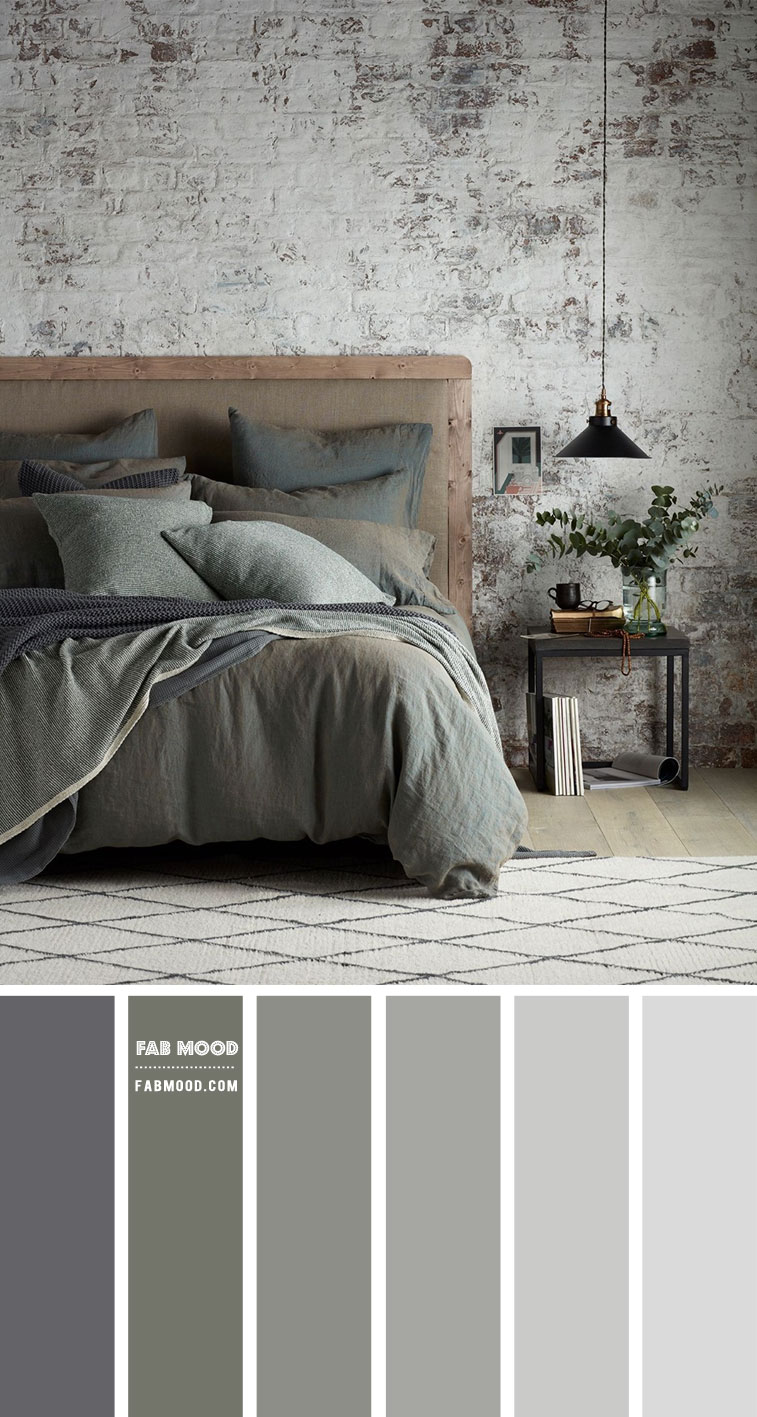 Sage Green and Charcoal Gray