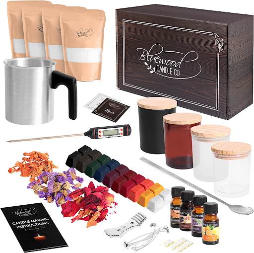 Best For Professionals: Bluewood Candle Co. Luxury Candle-Making Kit