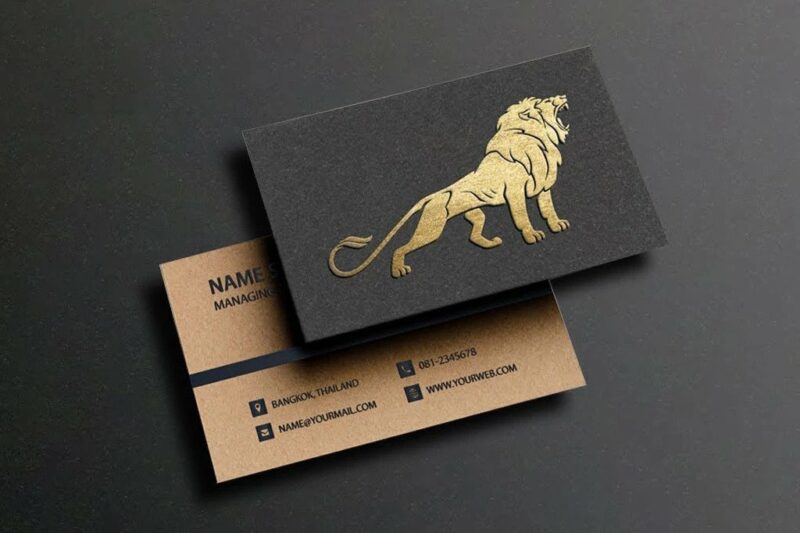 Foiled Business Cards