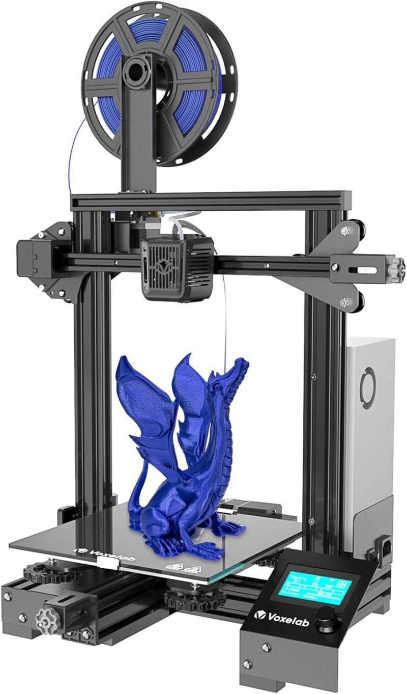 Voxelab Aquila C2 FDM 3D Printer, Stable Independent Power Supply, Removable Glass Heated Bed, Resume Printing, Auto Filament Feeding, DIY 3D Machine Kit
