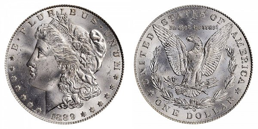 1889 Silver Dollar O