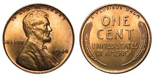1944 No Mint Wheat Penny Value
