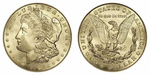 The 1921-S Morgan silver dollar is a popular coin with collectors