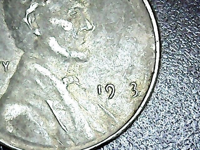 1943 Steel Penny Error Weak Strike