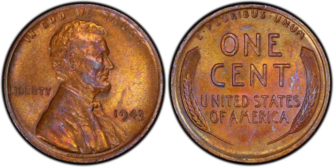 1943 copper pennies