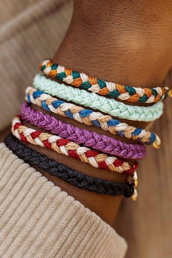 Simple braided Friendship Bracelet