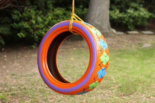 Steps to Make a Vertical Tire Swing