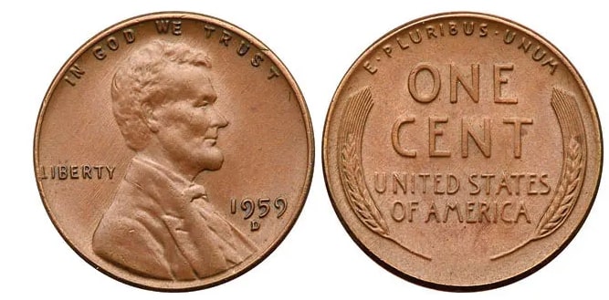 The 1959 D Lincoln Mule Memorial Penny
