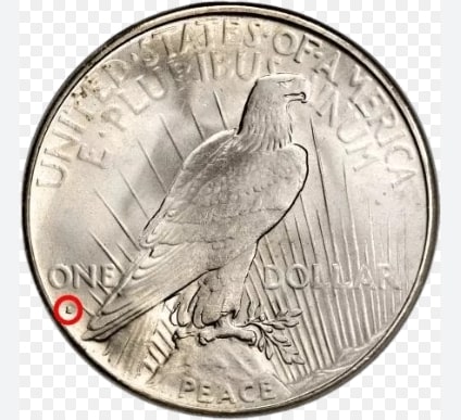 Where Is the Mint Mark on a 1923 Peace Silver Dollar_ 