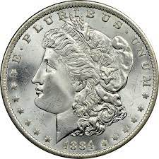 1884 Silver Dollar O