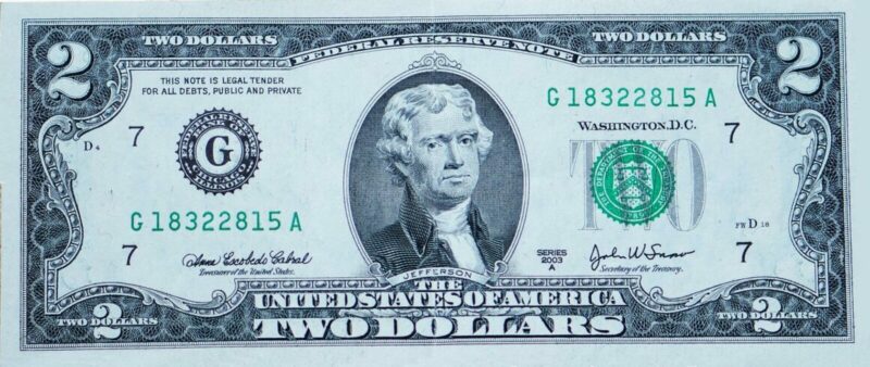 1953 2-Dollar Bill Value