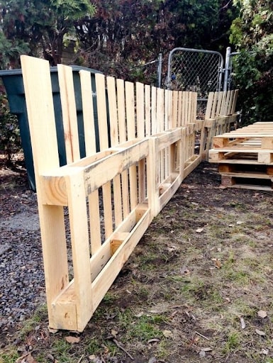 Double High Pallet Fence