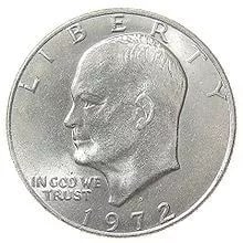 How Can I Tell if My 1972 Eisenhower Dollar Is Silver