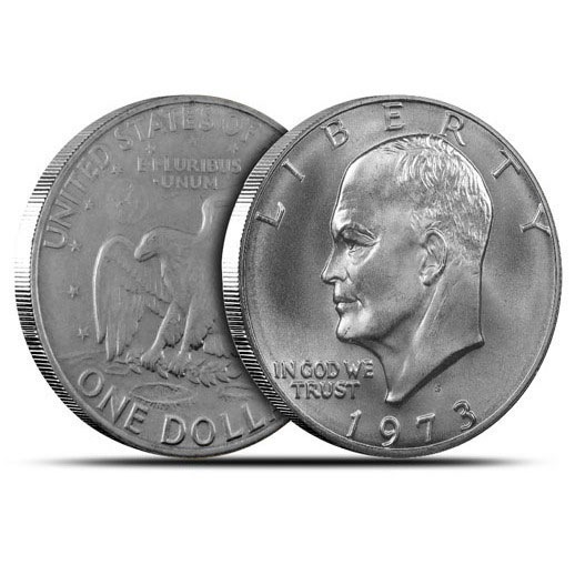 Which Eisenhower Dollars Have 40%, Silver?