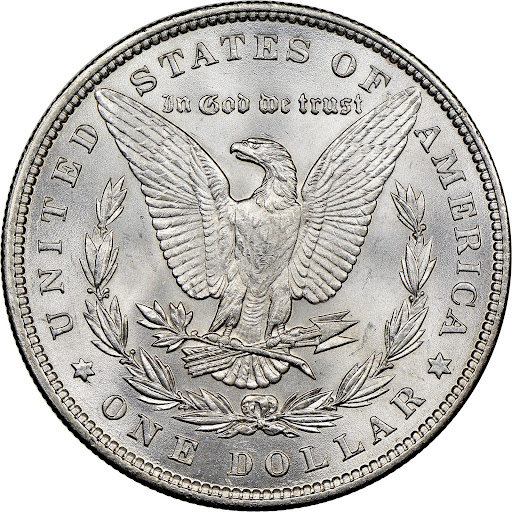 1896 Silver Dollar Value reverse