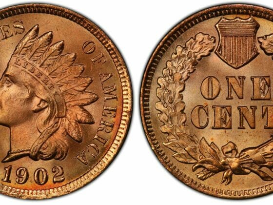1902 Indian Head Penny 2 Sides
