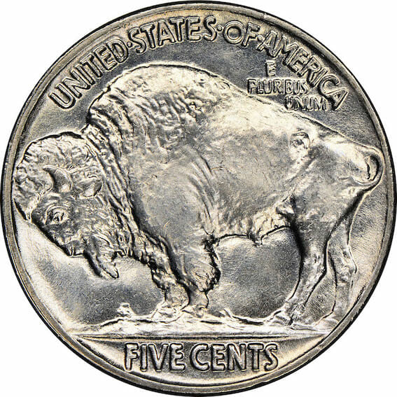 1936 Buffalo Nickel Philadelphia No Mint Mark