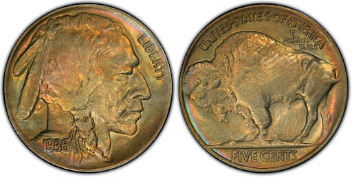 1936-D “3 ½ Leg” Buffalo Nickel