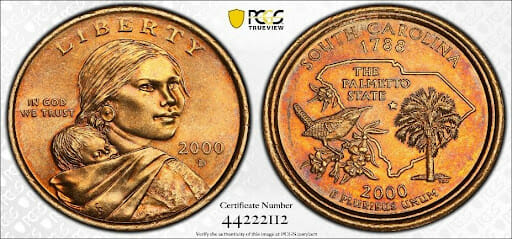 2000-P Sacagawea Dollar “Mule” 