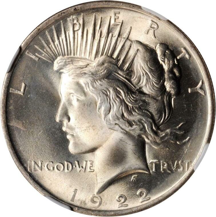 1922 silver dollar
