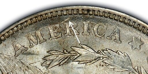 1921-D Morgan Dollar VAM 1B “Capped R”