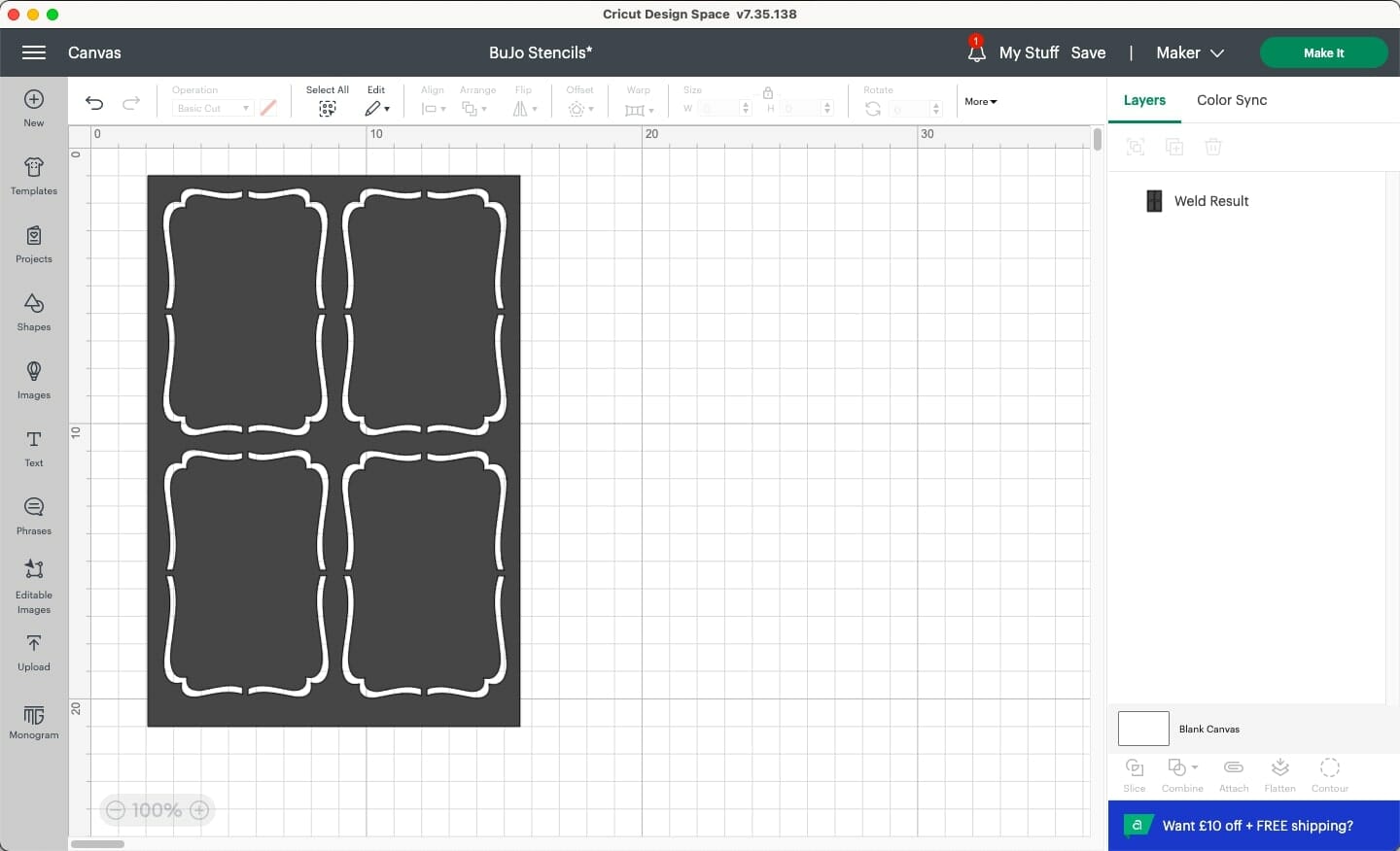 How to Make a Stencil With Cricut Photo & Video Guide