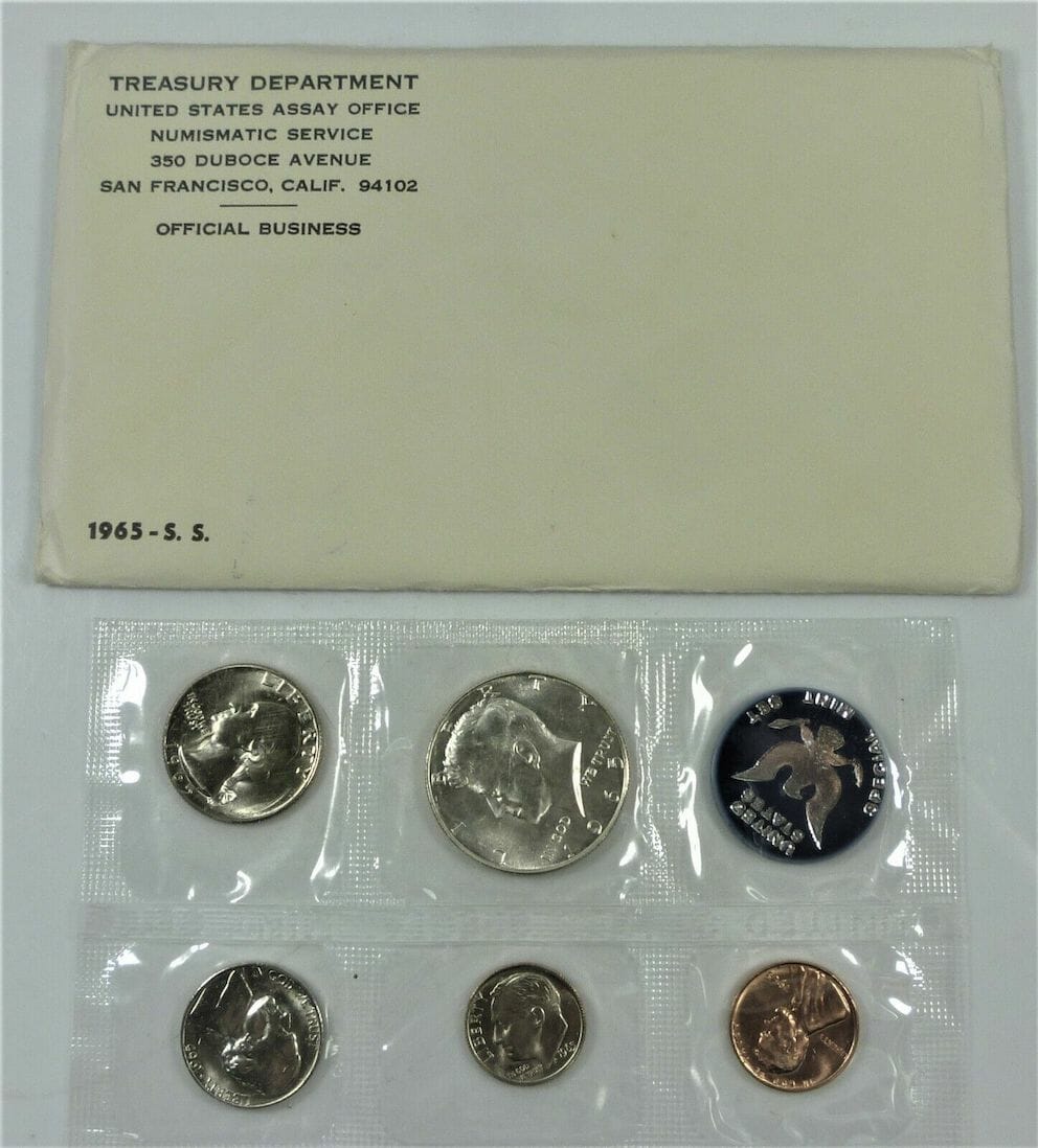 1965 Special Mint Set Dime