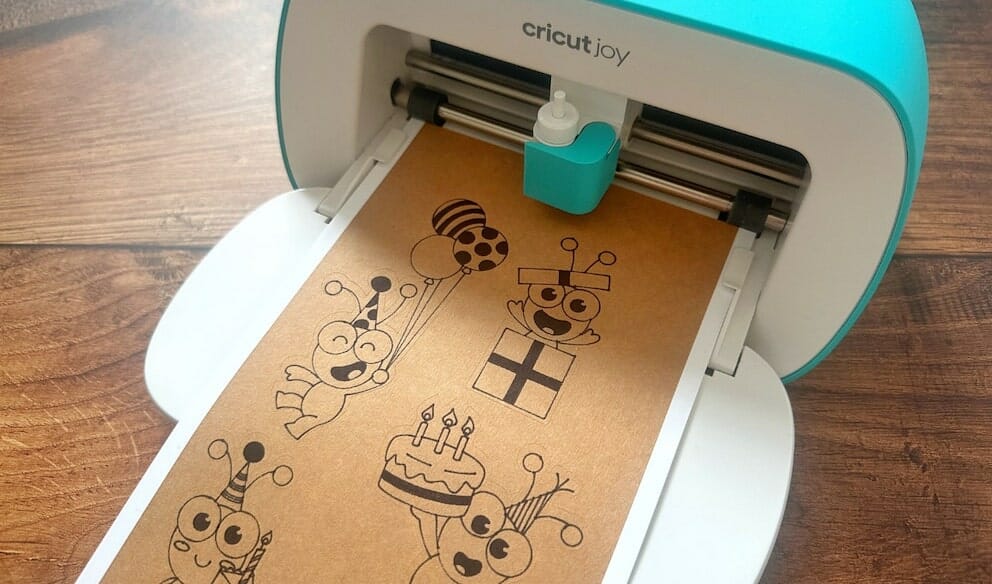 Cut + Draw Cricut Cutie stickers with Cricut Joy