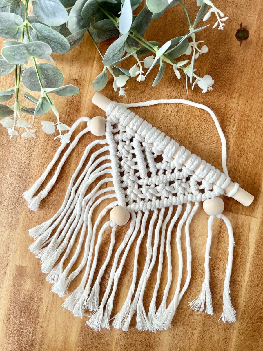 Displaying a Macrame Piece