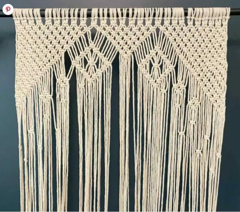 15 Free Macrame Curtain Patterns & Instructions Craftbuds