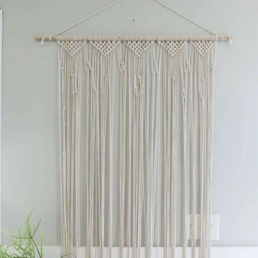 Simple but Stylish Macrame Curtain