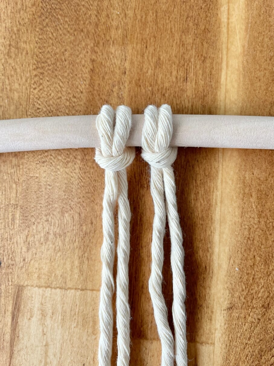 How to change cord sizes in Macrame- simply / Macrame DIY Tips - Mary Maker  Studio - Macrame & Weaving Supplies and Education.