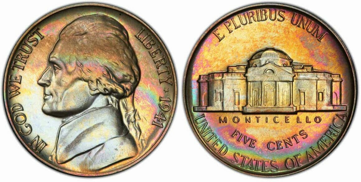 1941 Nickel No Mint Mark 