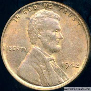 1942 Wheat Penny - Obverse Side