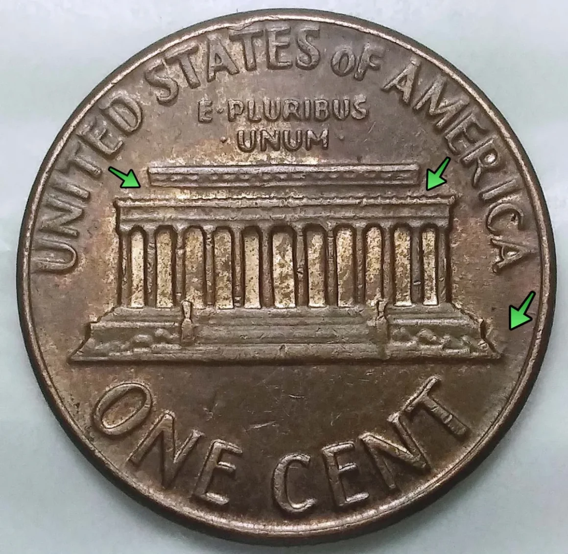 1968-D Penny with Floating Roof