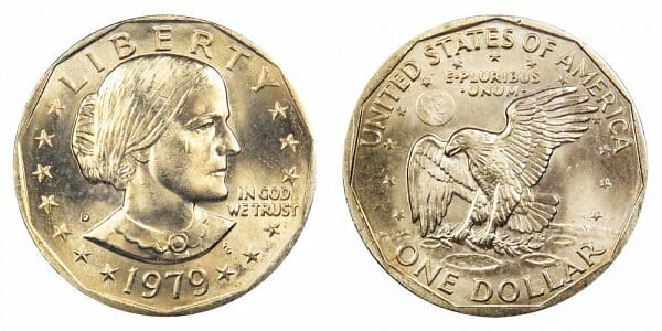 1979 D Susan B Anthony Dollar