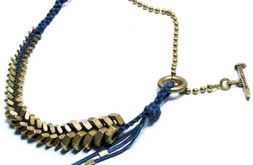 Braided Hex Nut Macrame Bracelet